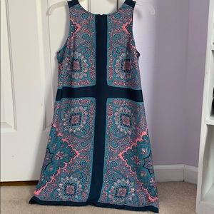 Loft Paisley Shift Dress